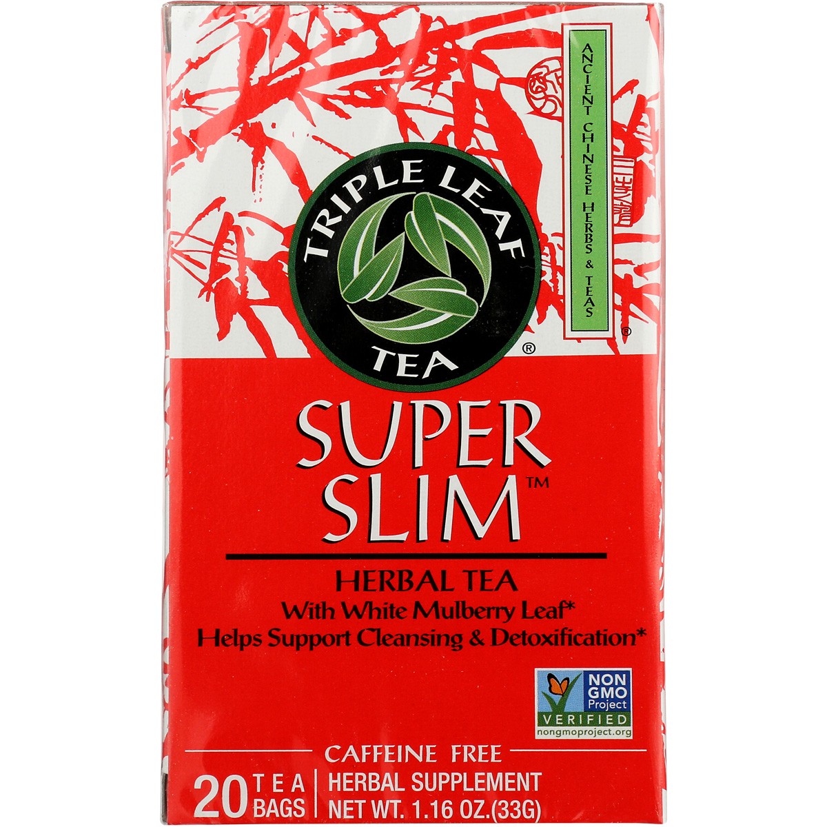 Triple Leaf Tea Super Slim Herbal 20 Bags Detox Rice Seeds 3 Pack