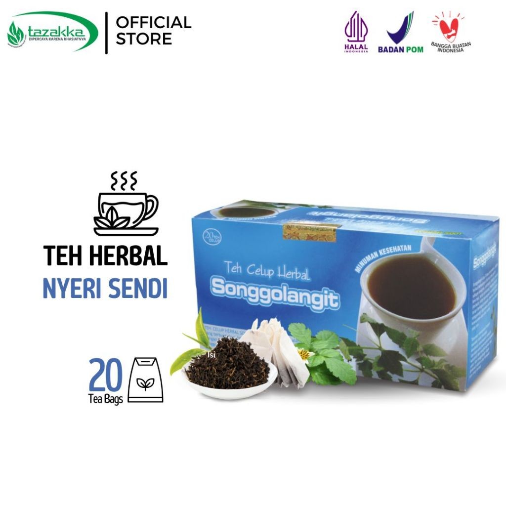 3x Songgolangit Herbal Tea Bags 20x2g bundle 120g net 180g aroma ritual blend
