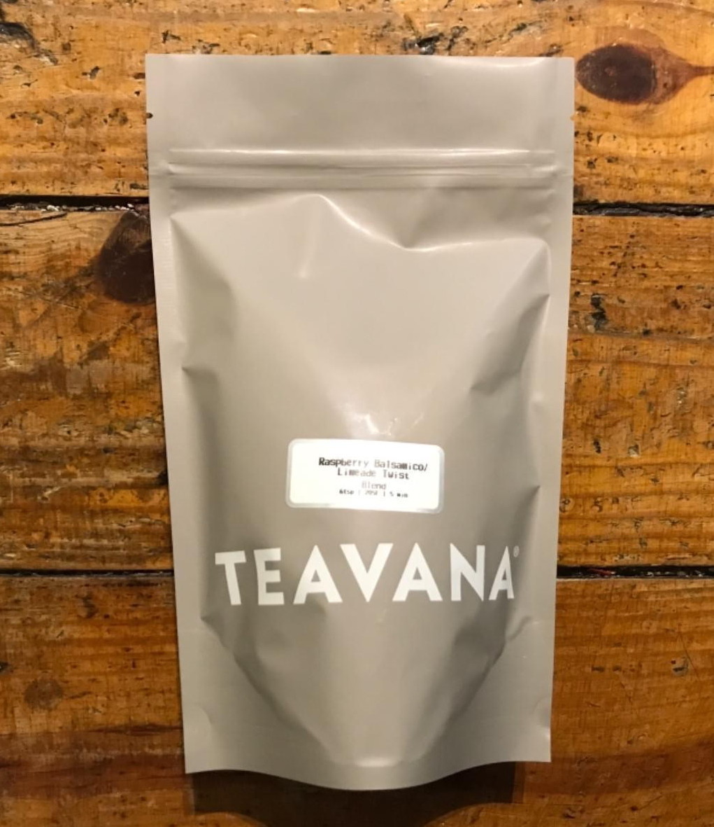 🍇🍋 TEAVANA NEW! RASPBERRY LIMEADE HERBAL INFUSION TEA 2 OZ SEALED BAG! HTF 🍋