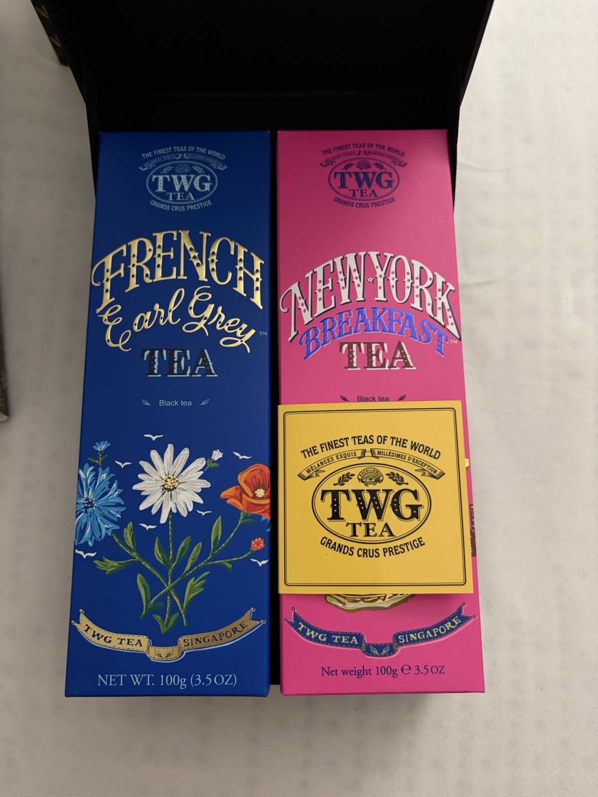 TWG Tea Set (French Earl Grey & New York Breakfast) 100g Each with TWG Mug Gift
