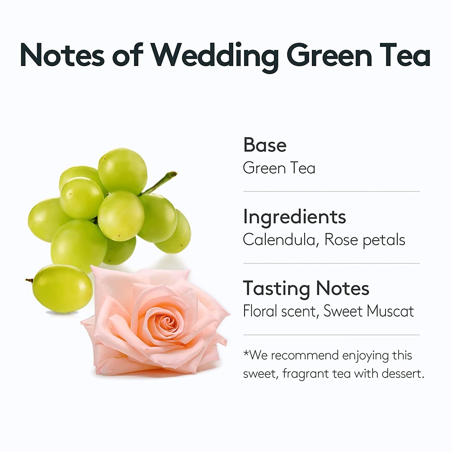 OSULLOC Wedding Green Tea Korean Premium Pyramid 20 Count Tea Bags 1.27oz