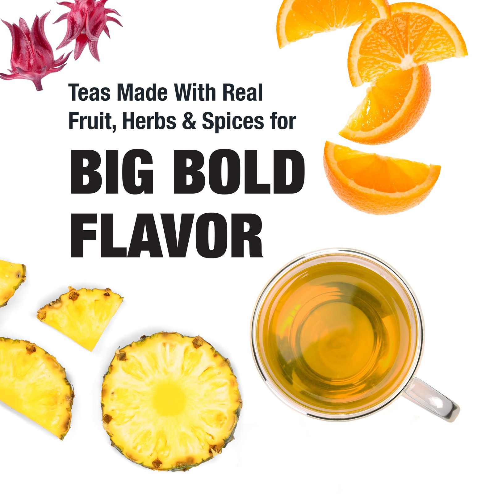 Tiesta Tea Maui Mango Tropical Herbal Tea Loose Leaf 25 Cups Caffeine Free