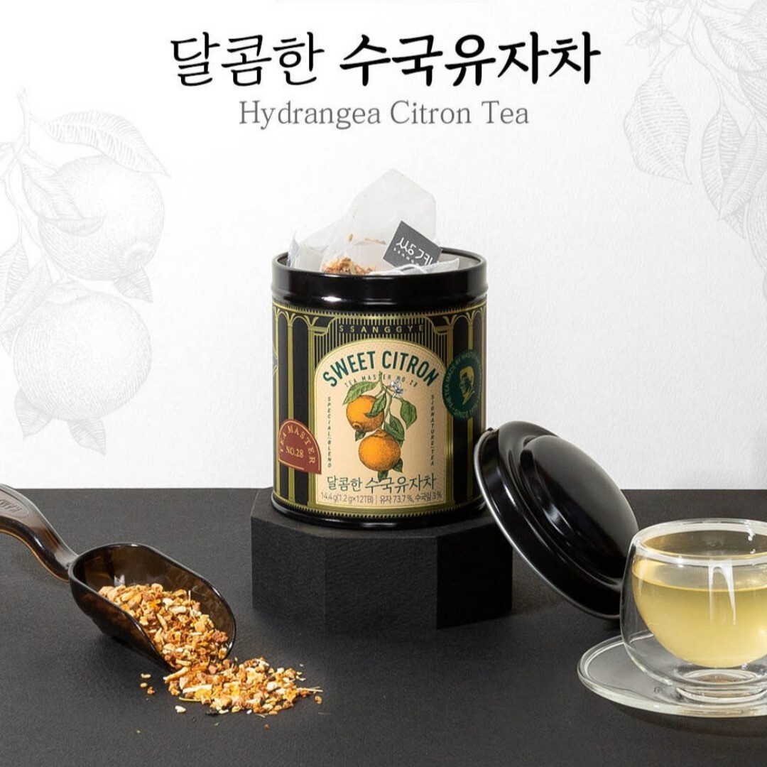 [SSANGGYE] Tea Master Can 18g (1.5g x 12 tea bags)