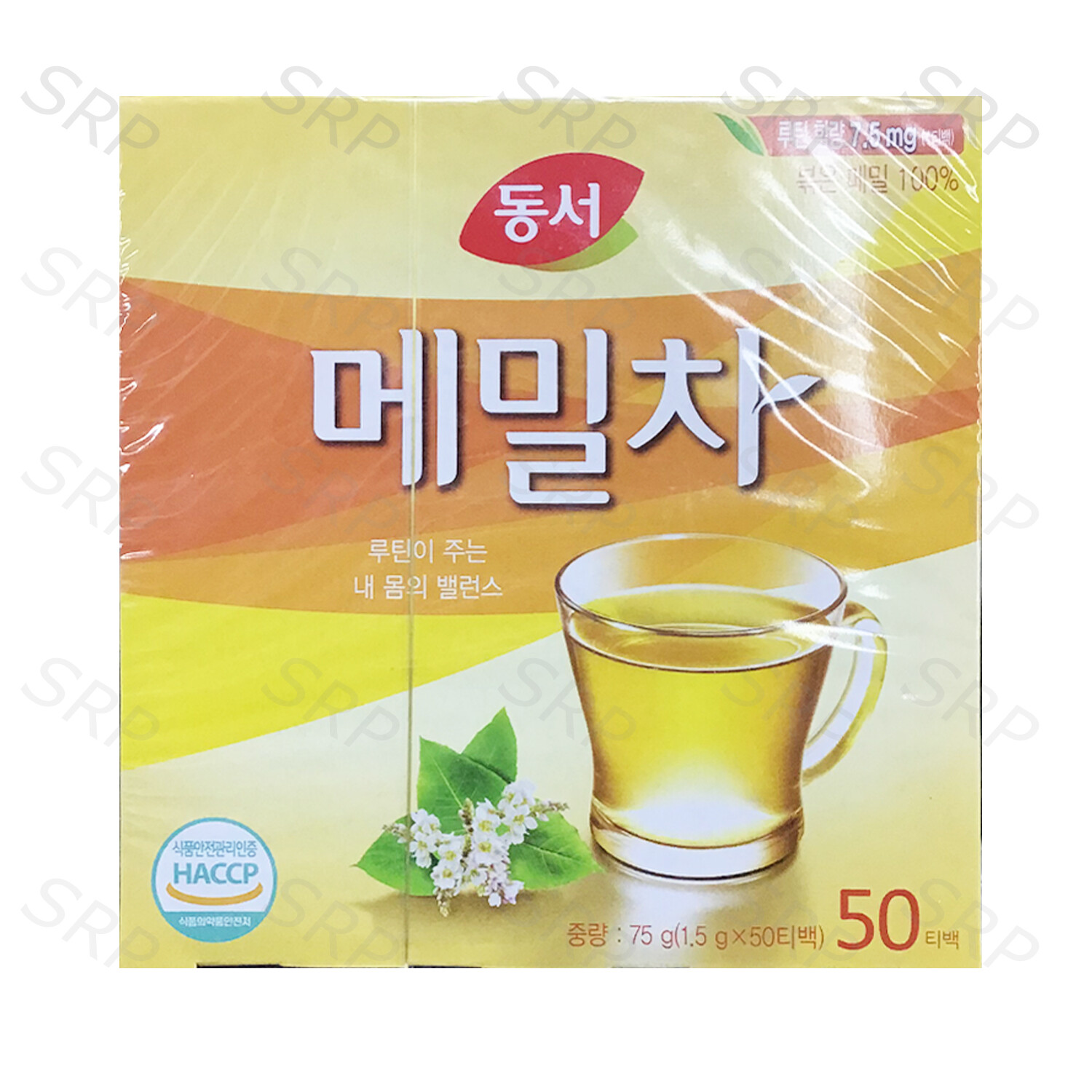 Dong Suh Korean Healthy Diet Buckwheat Tea 50 Tea Bags