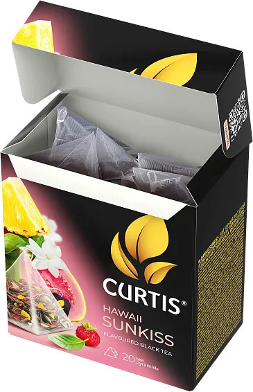 CURTIS Black Tea Hawaii Sunkiss 20 Pyramids Made in Russia RF NO GMO US Seller