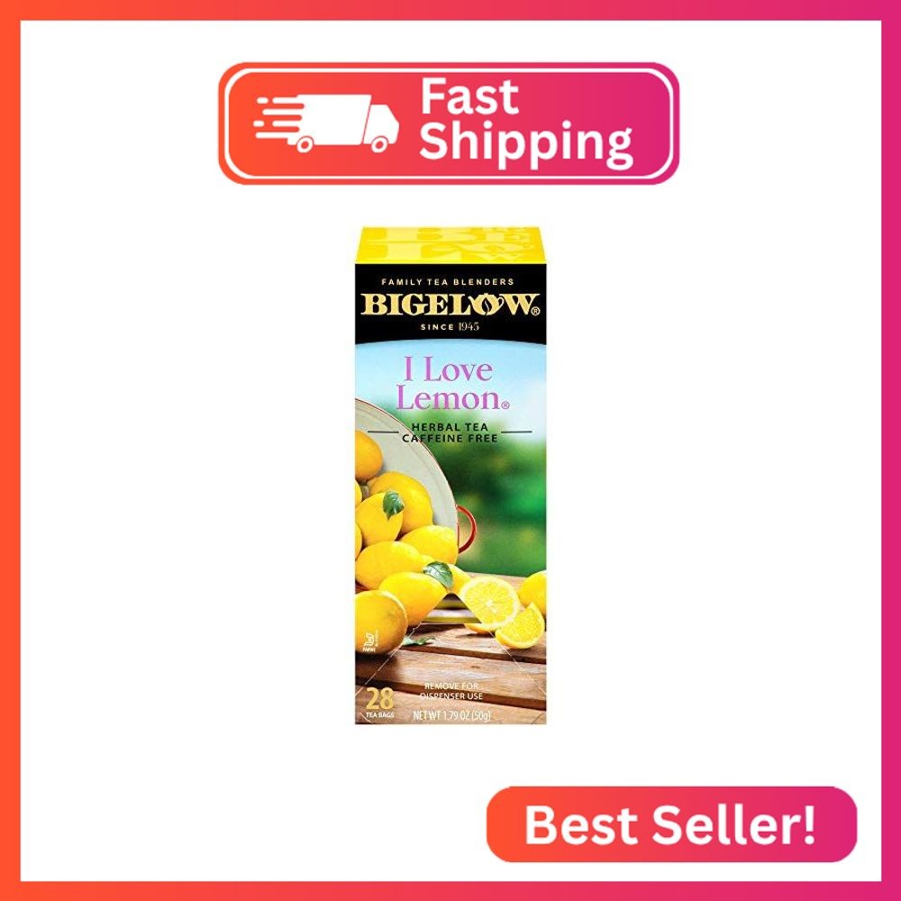 Bigelow I Love Lemon Tea Bags, Box Of 28