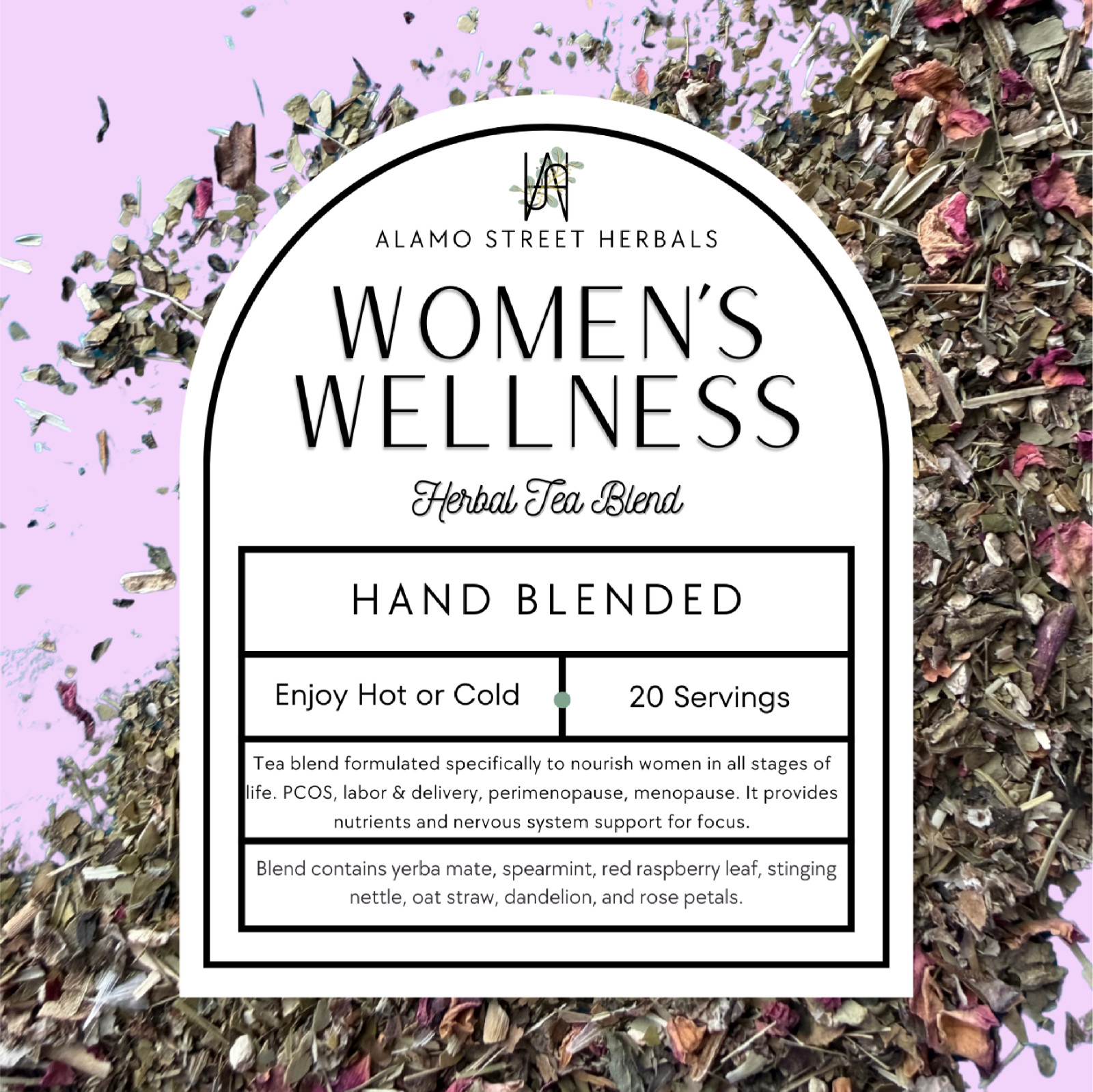 Women’s Wellness Herbal Tea — Hormone support, mental clarity, nourishment