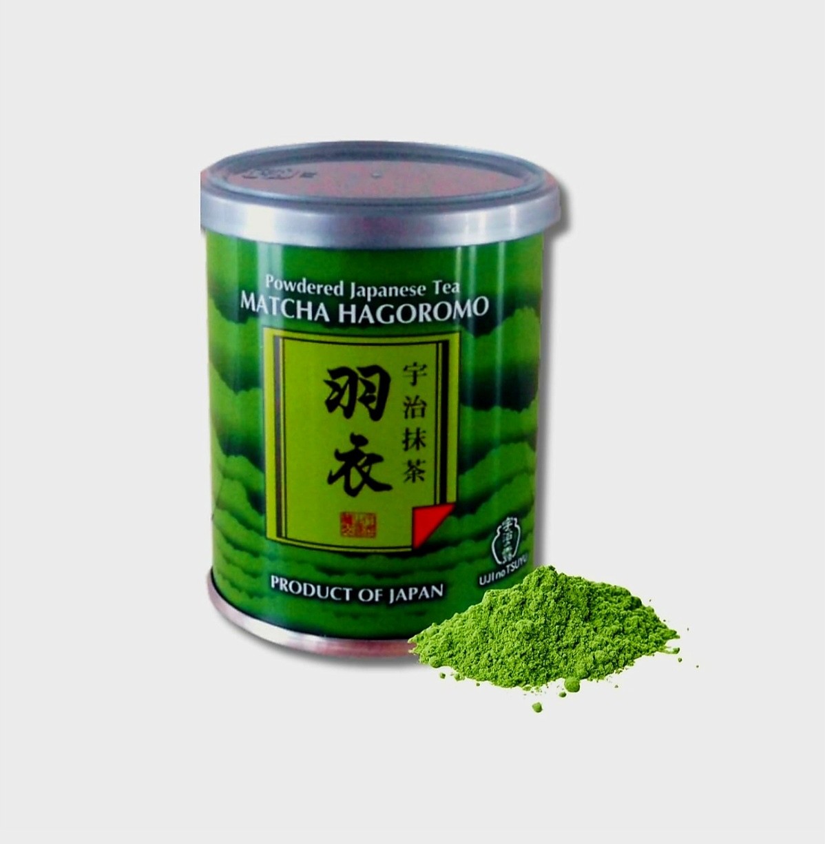 Authentic Premium Ujinotsuyu Matcha Hagoromo Green Tea Powder Three (3) Cans/40g