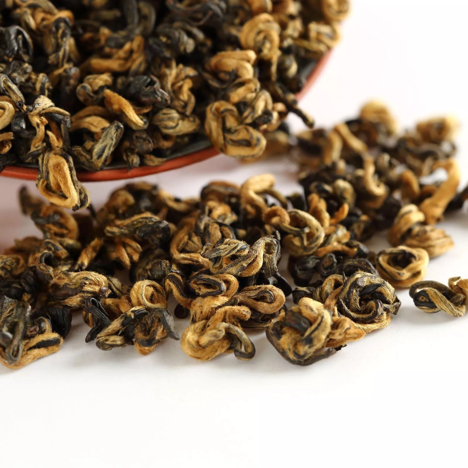 Supreme Yunnan Black Tea Fengqing Dian Hong Dianhong Snail Golden Buds 250g