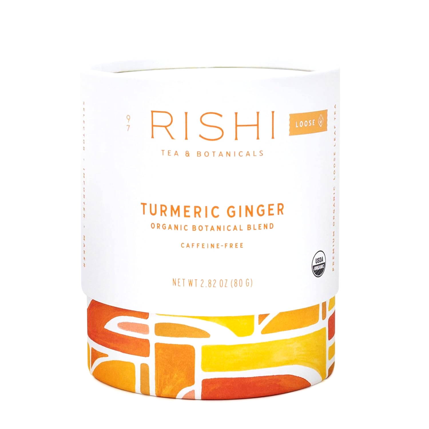 Rishi Tea Organic Turmeric Ginger Loose Leaf Tea, 2.82 OZ