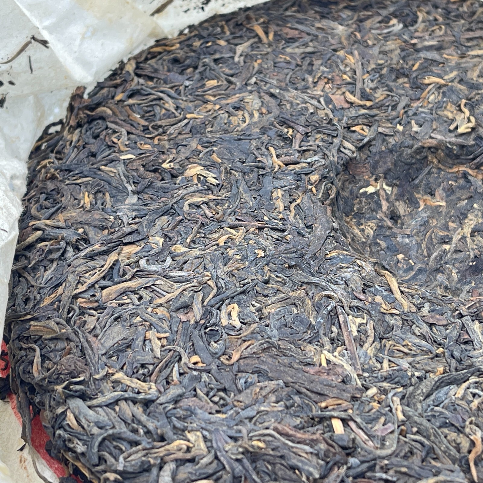 Pu-erh tea,1998,訂製茶 中茶紅印 Customized Tea China Tea Red Seal,357g,Raw