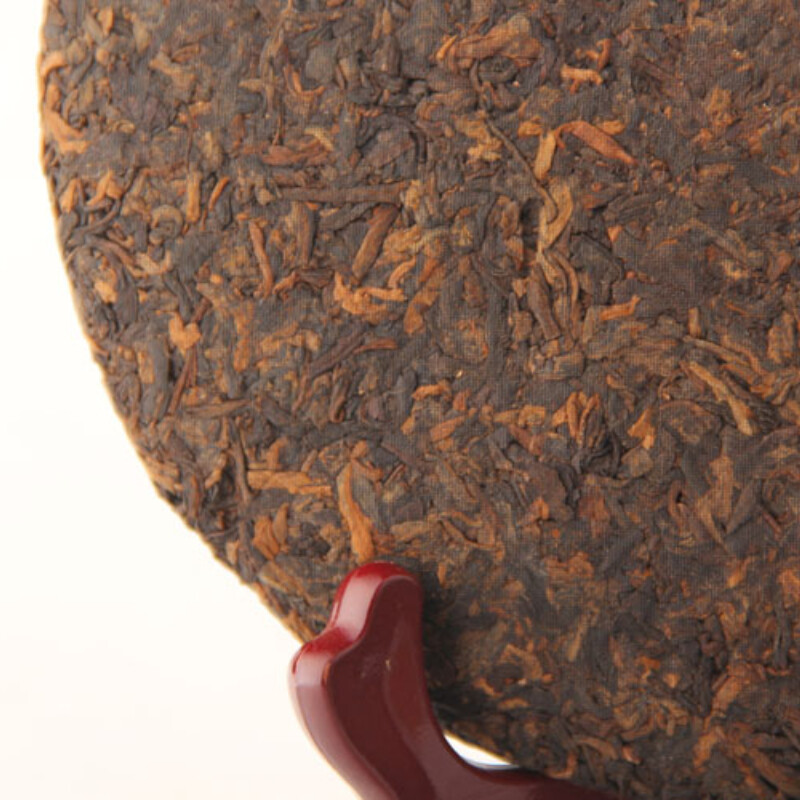 357g Menghai Early Spring Ripe Puer Nannuo Mountain Qizi Tea Cake Old Shu Puerh