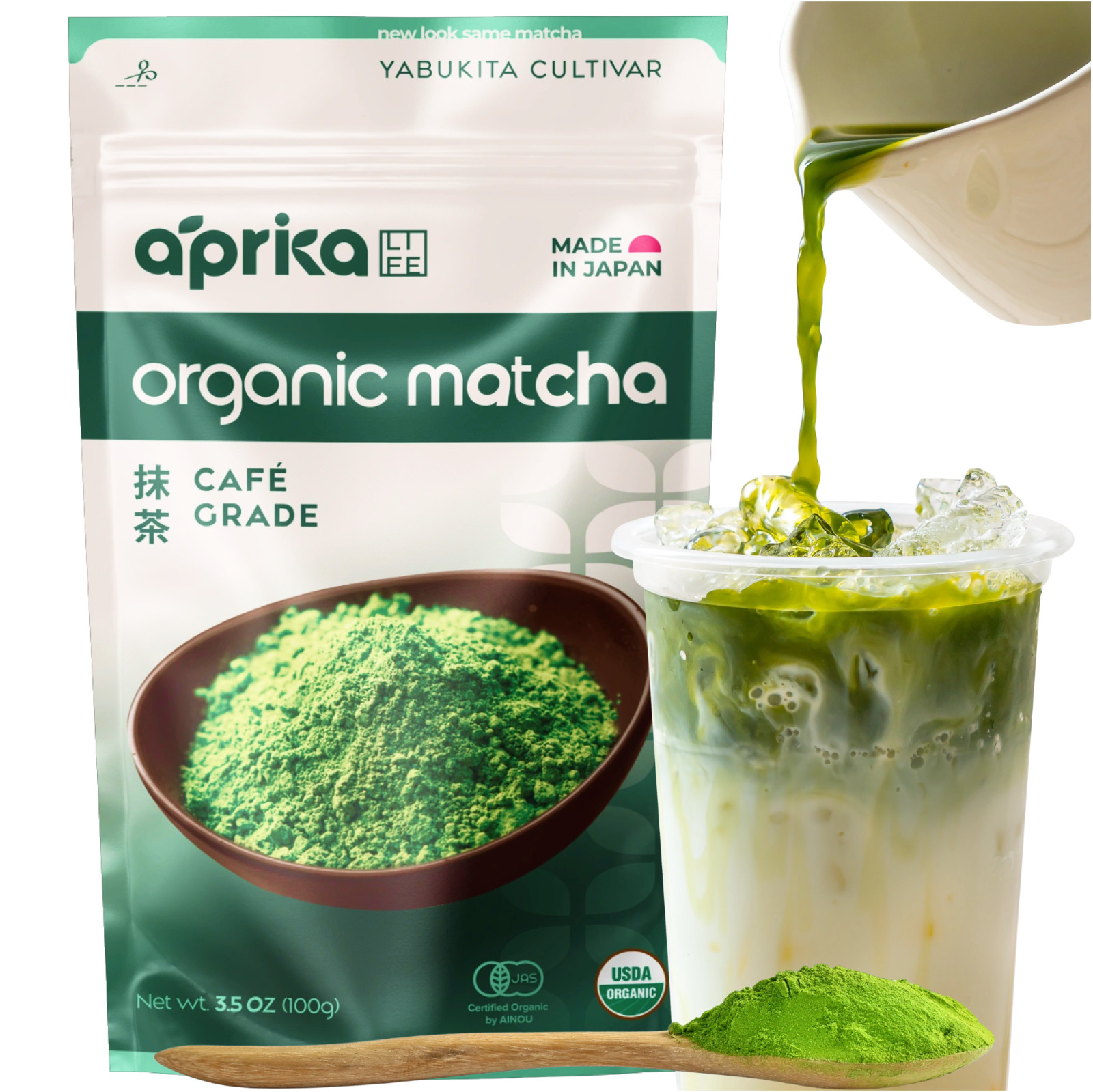Premium Culinary Grade Organic Japanese Matcha Green Tea Powder Unsweetened 100g