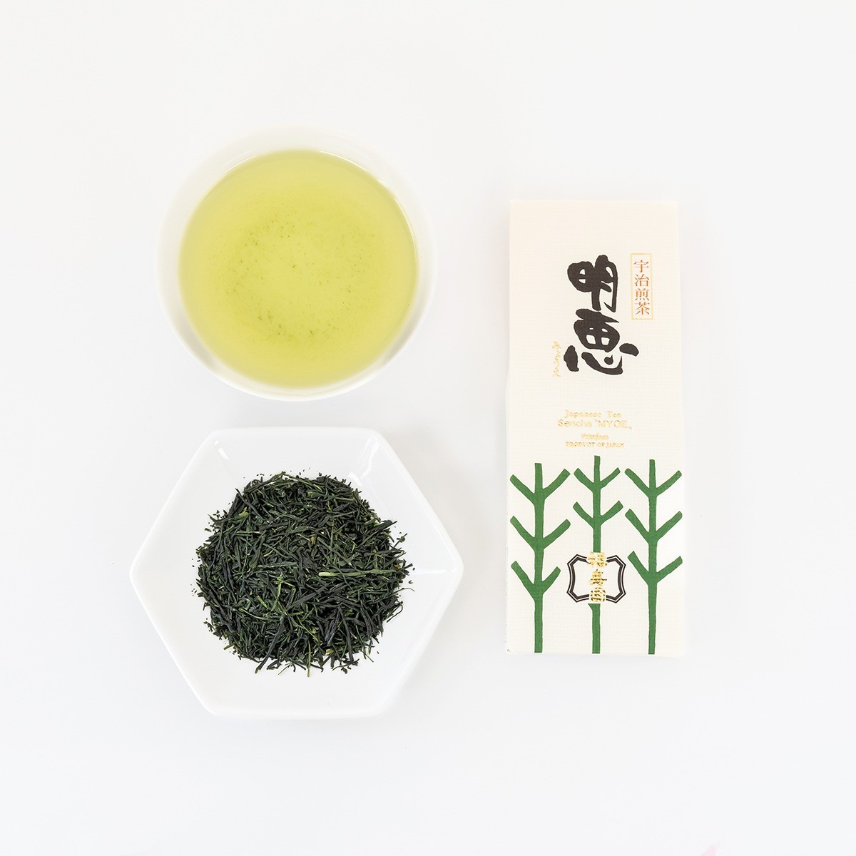Kyoto Fukujuen W-730 Premium Uji Tea Set – Gyokuro & Sencha (Wooden Box) Gift