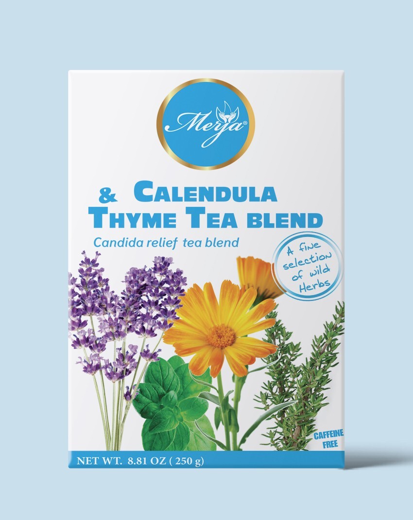 Calendula & Thyme Tea Tea – Candida Relief Tea – Loose Tea – 100% Natural Tea