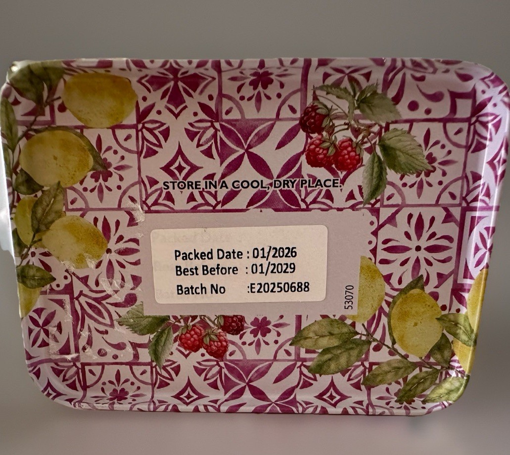 Charbrew English Tea Raspberry & Lemon Tea 60 Bags Swing Top Lid Afternoon Cuppa