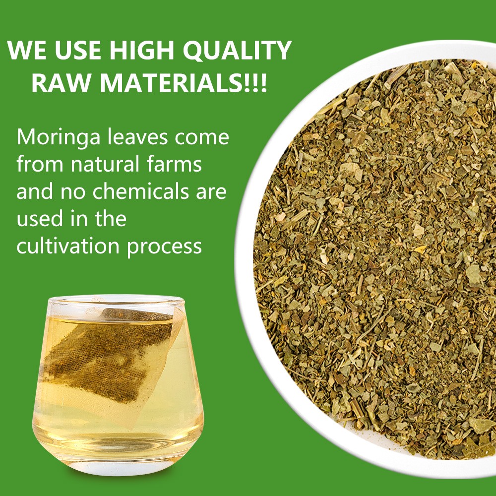 50 Organic Moringa Oleifera Tea Bags For Best Absorption