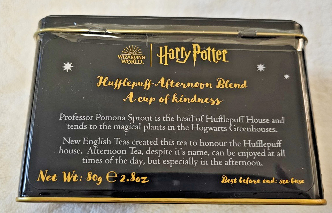 Harry Potter Tins of 40 Breakfast Blend Teabags Each-Full SET NEW Sealed
