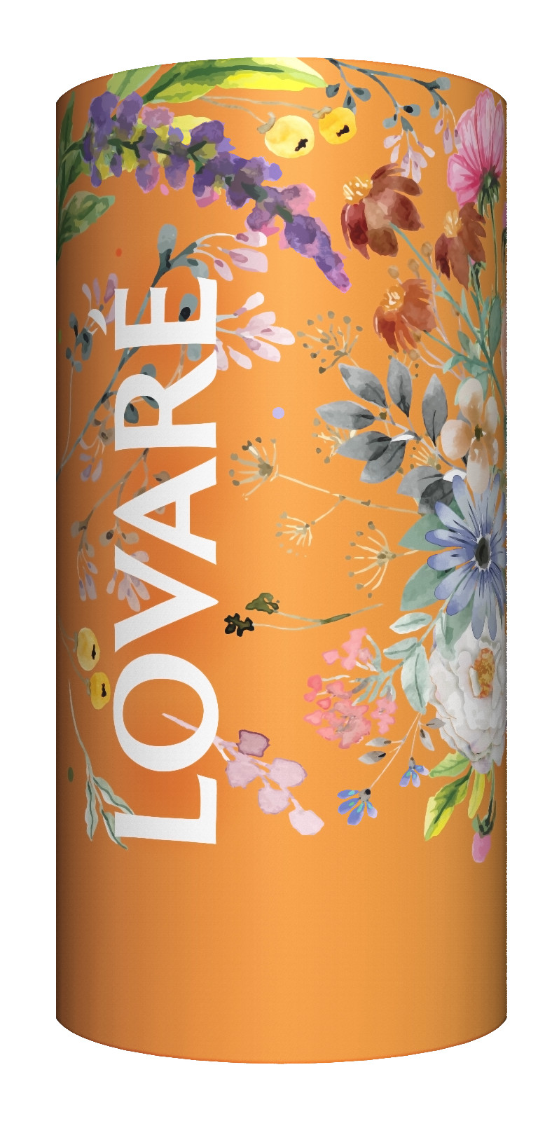 Lovare Tea 80g Premium Flavors in Gift Tube All Natural Ingredients