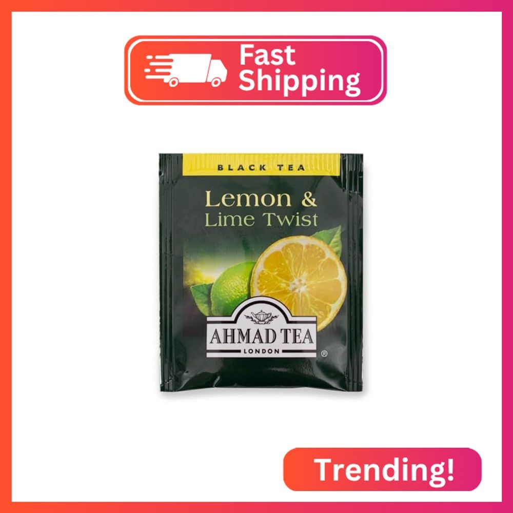Ahmad Teas – Lemon & Lime Black Tea 1.4oz – 20 Tea Bags