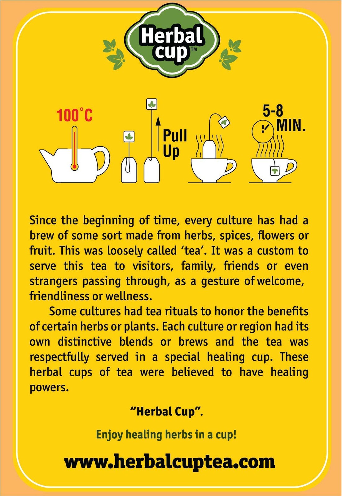 Herbal Cup Ayurveda Maca Tea, Organic Ashwagandha, No 16 Count (Pack of 1)