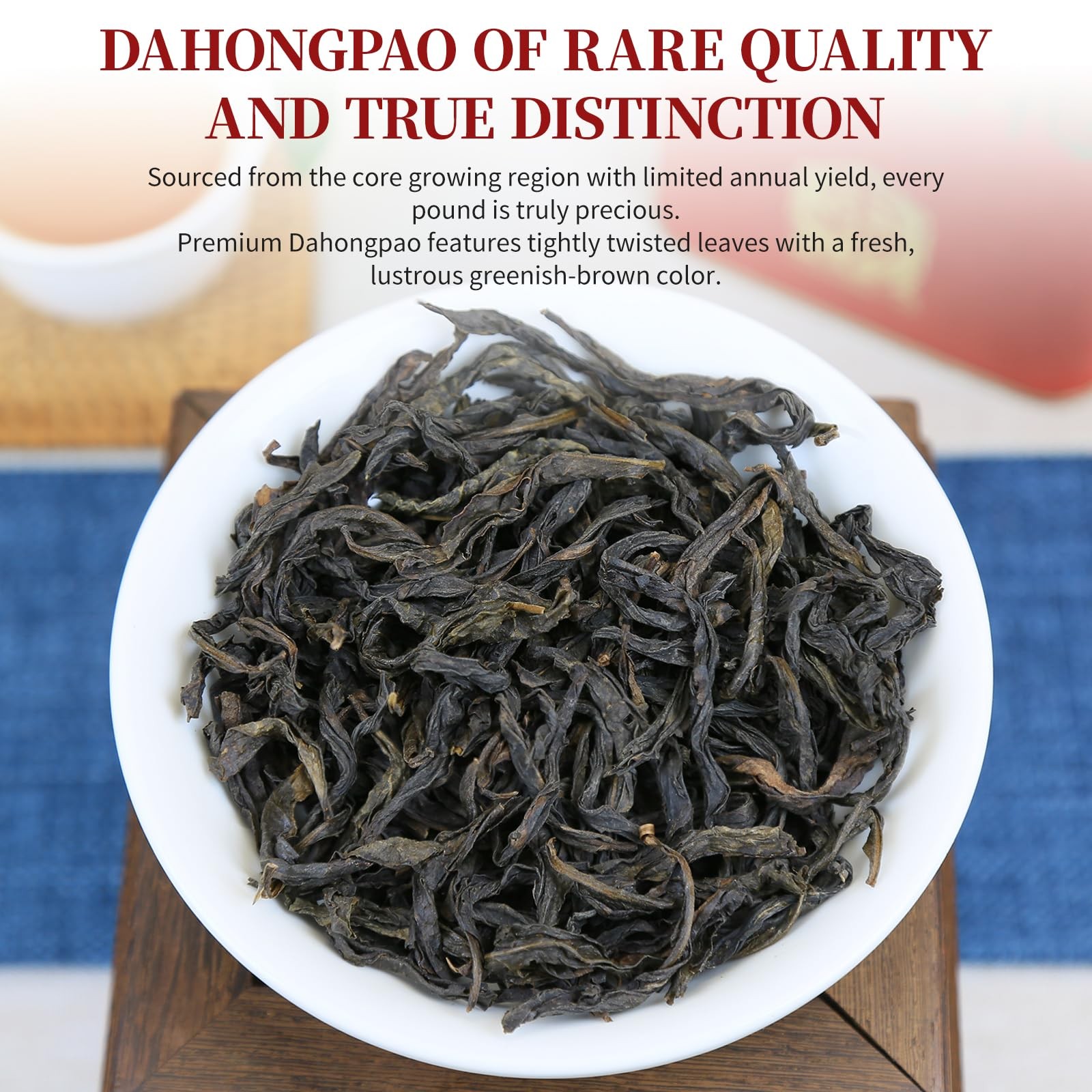 Dahongpao Oolong Tea 4.23oz (120g) China Wuyi Mountain Big Red Robe Oolong Te…