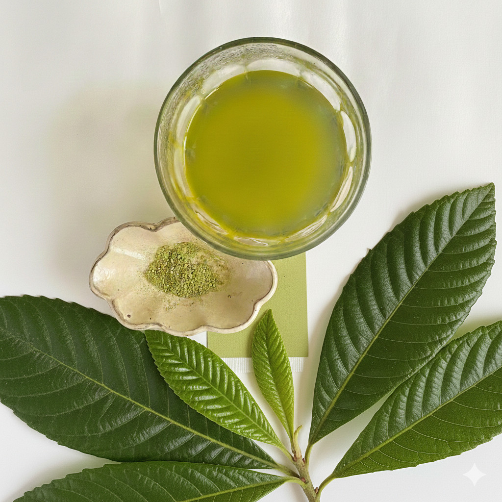 Respiratory & Digestion Loquat Leaf Powder 50g Pure Biwa Leaf Tea Matcha Mixer