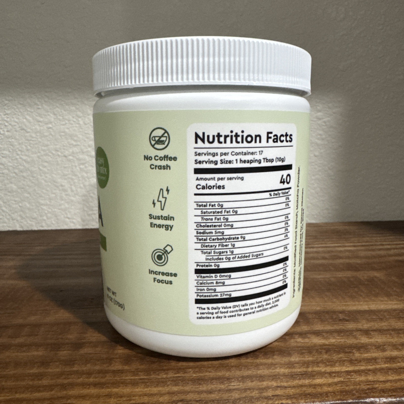 Karma Kitchen Instant Matcha 6 Oz Premium Japanese Green Tea