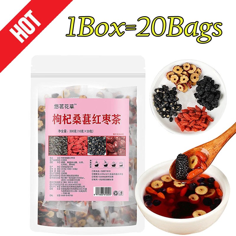 20pcs Ginseng Five treasure tea , Kidney tea ,liver tea , red date kidney health