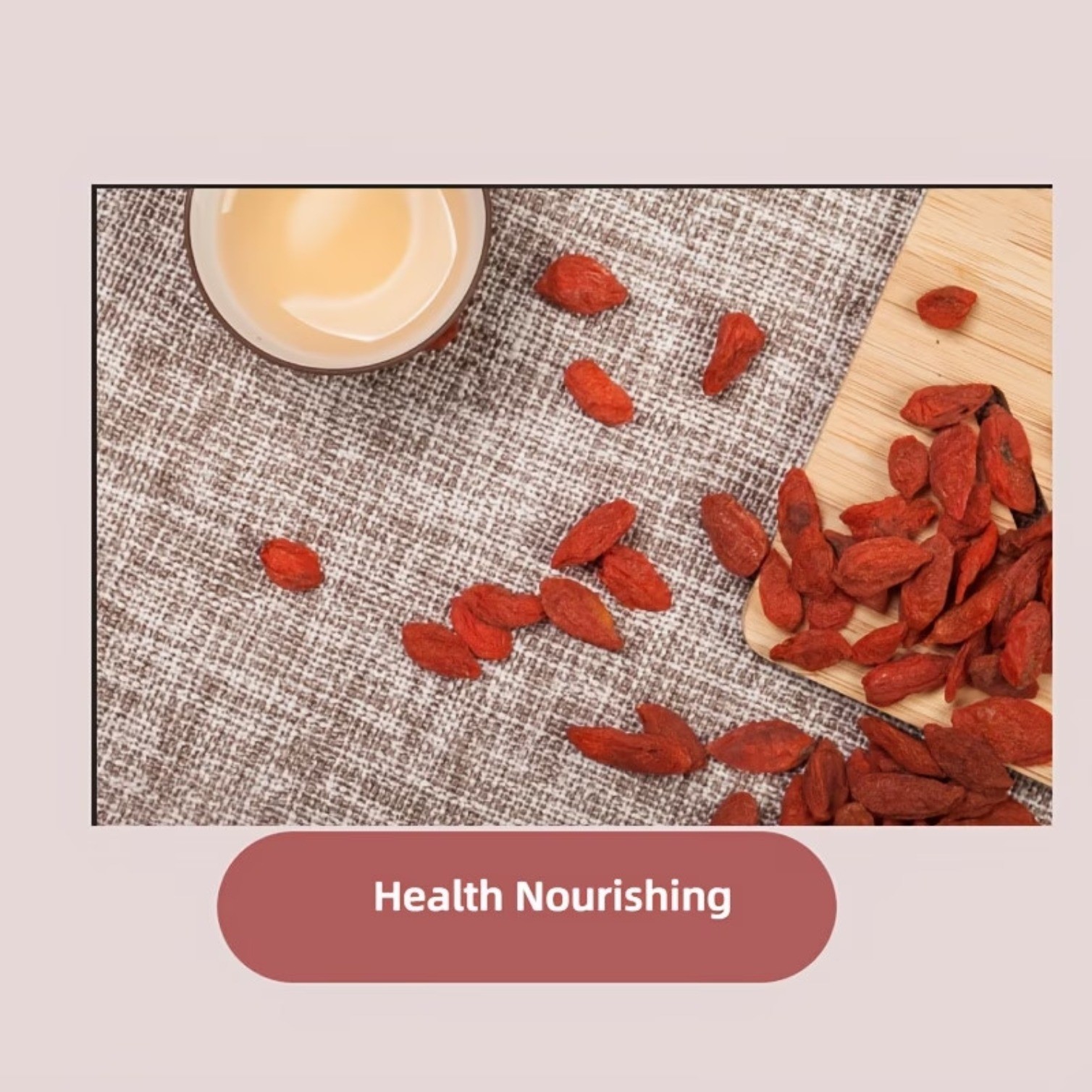 Natural High-Quality Goji Berry Powder Fine Texture and Rich Flavor Vegan