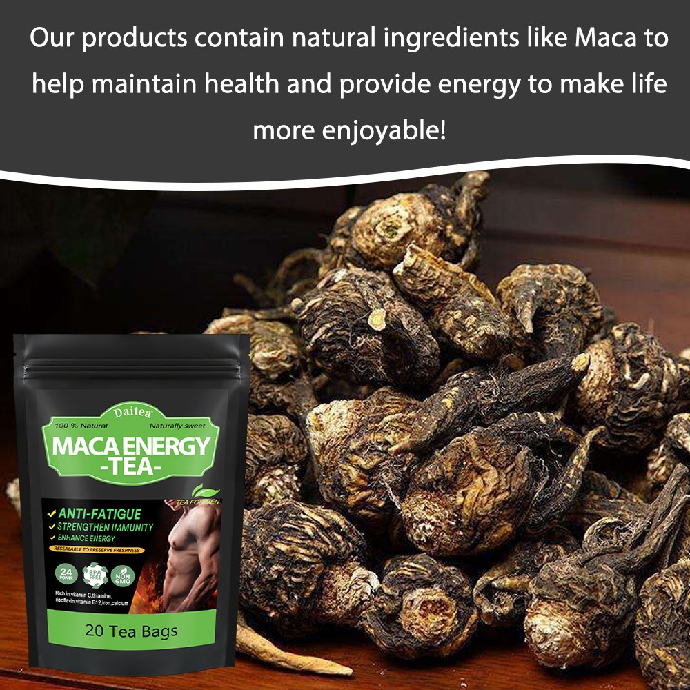 Maca Energy Tea 1 bag (approximately 15g) – High Strength Peruvian Black Maca
