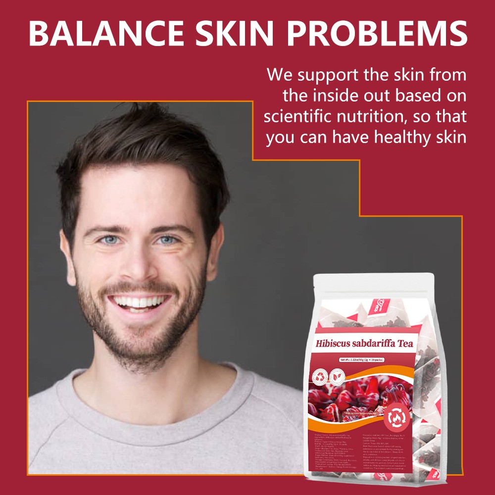 Hibiscus Sabdariffa Tea Supports Skin Health Quality Selection 30 Packs