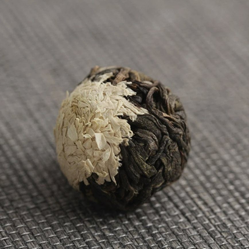 Yunnan Pu’er Scented Tea 120g (18pcs)Dragon Ball Raw Tea Rose Jasmine 6 Flavors