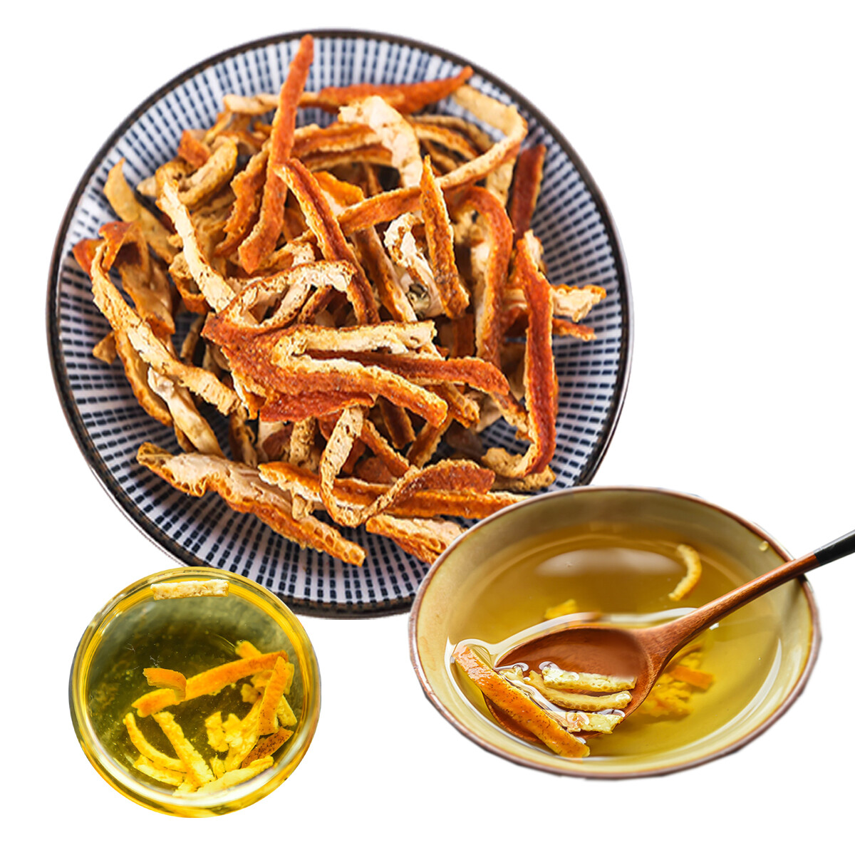 Dried Orange Peel Tea Natural Fruit Herbal Tea Cough Relief Healthy Drink