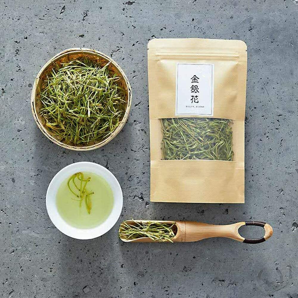 100g Pure Natural Dried Honeysuckle Flower Buds Dried Flowers Leaves Tea Drink