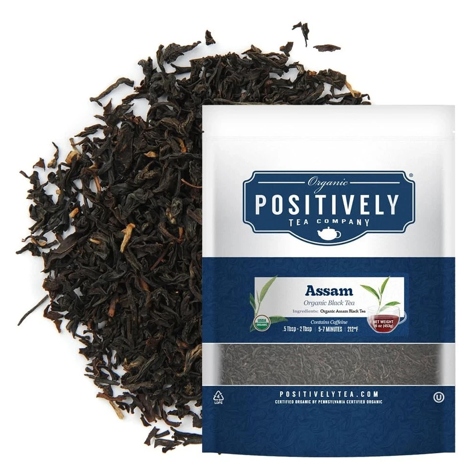 Assam TGFOP Black Tea, Loose Leaf, 16 Ounce
