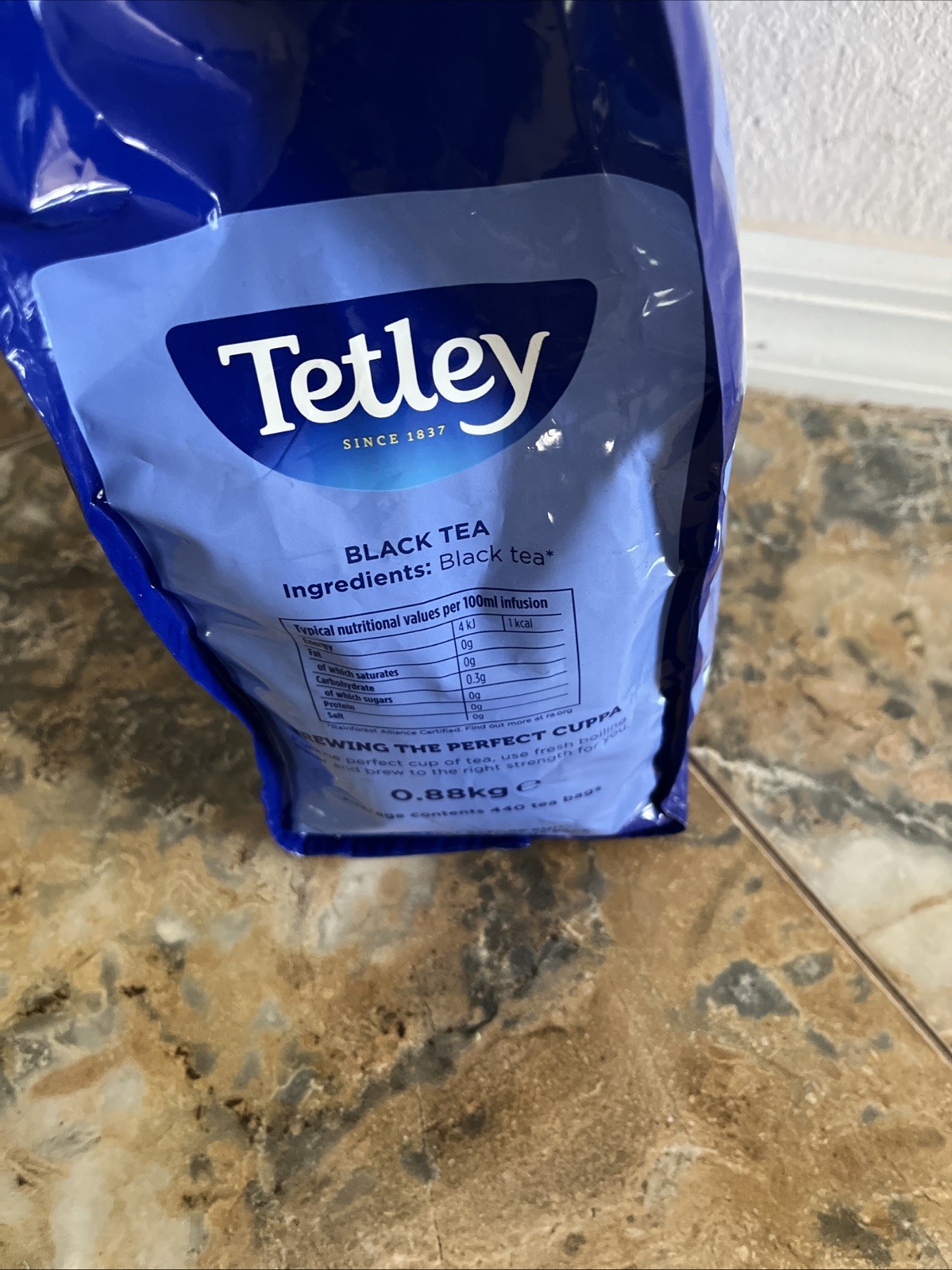 Tetley Original Tea Bags 440 Teabags 100% Natural Black Tea