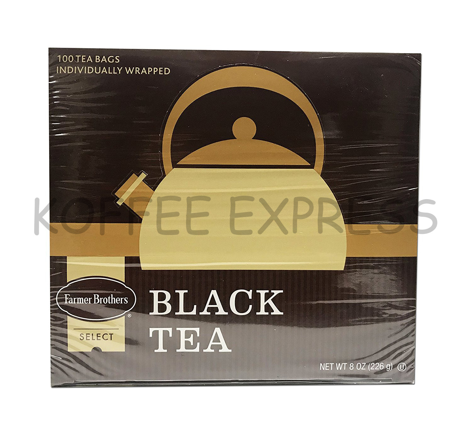 Farmer Brothers Black Tea: 2 Boxes Regular (200 bags) & 2 Boxes Decaf (200 bags)