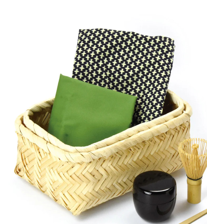 Portable Matcha Set – Traditional Tea Ceremony Set with Bamboo Basket |YOUBI 白志野