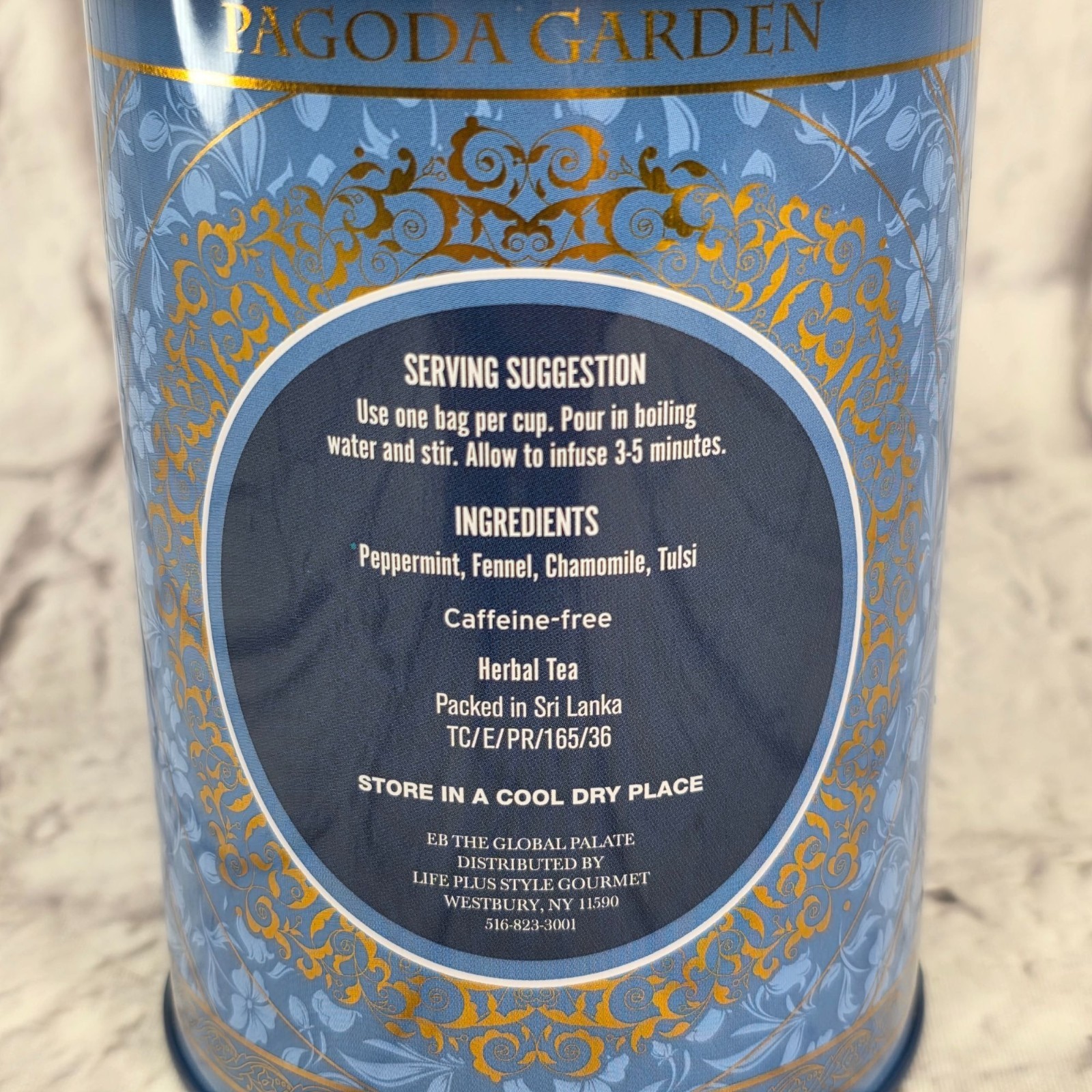 Pagoda Garden Sleep Herbal Tea 60 Bags Caffeine-Free Peppermint Fennel Chamomile