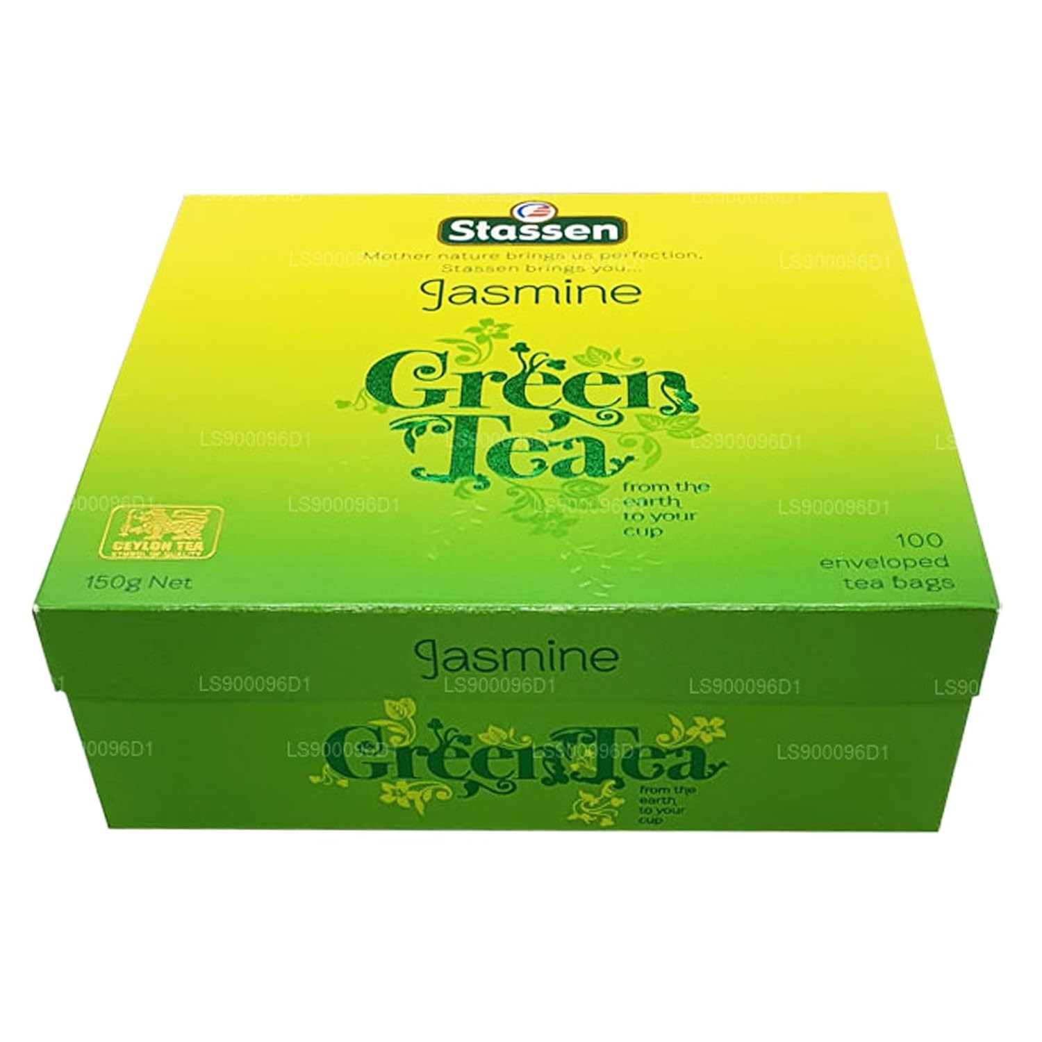 Stassen Pure Jasmine Green Tea, 100 Tea Bags 100 Count (Pack of 1)