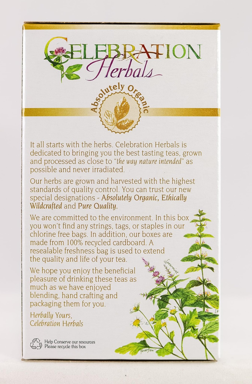 CELEBRATION HERBALS Thyme Leaf Tea Organic 24 Bag, 0.02 Pound
