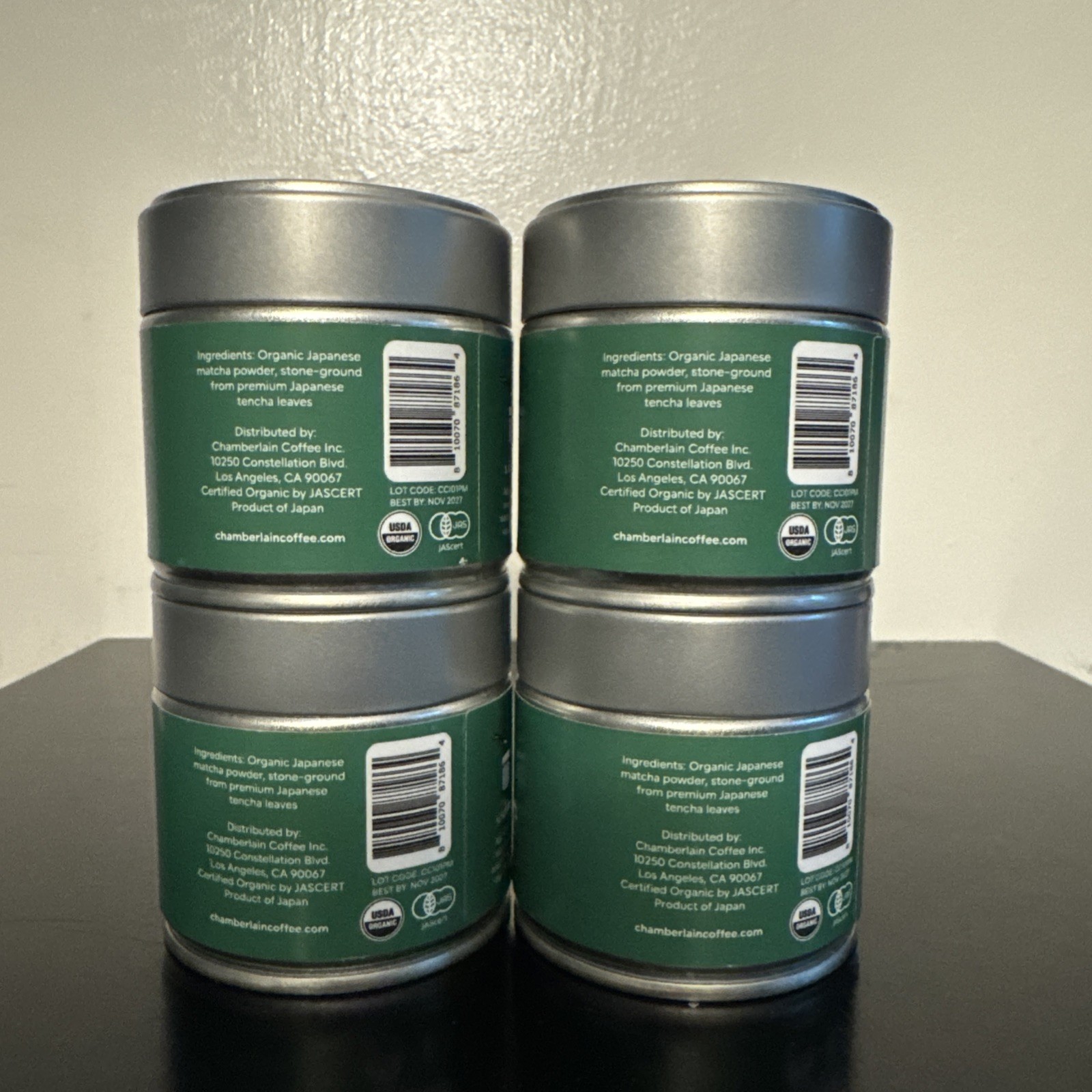Chamberlain Coffee Matcha – 4 Cans of 1.06OZ (30G)