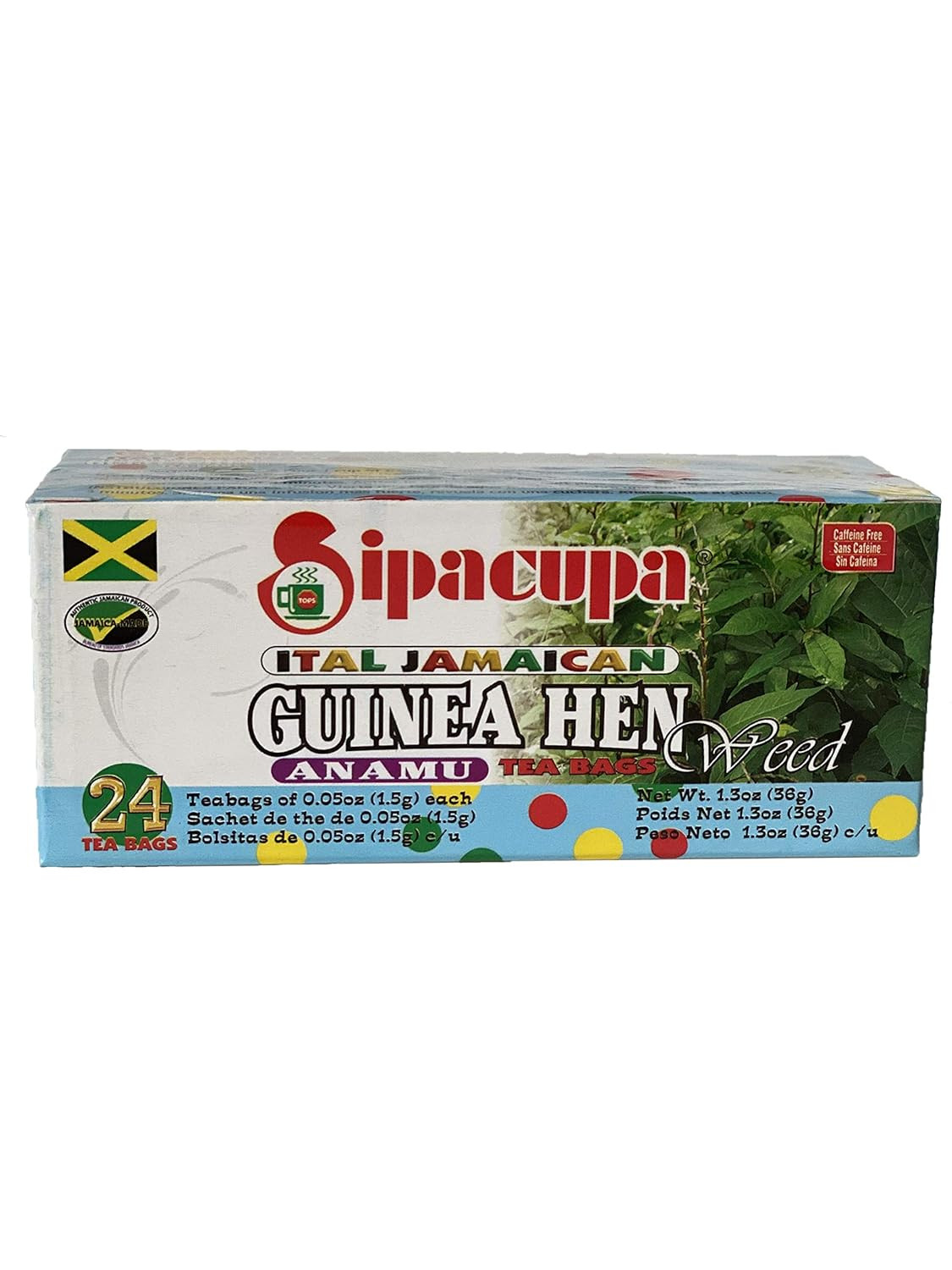 Anamu Tea (Jamaican Guinea Hen Weed 100%) Roots and Leaves by Sipacupa