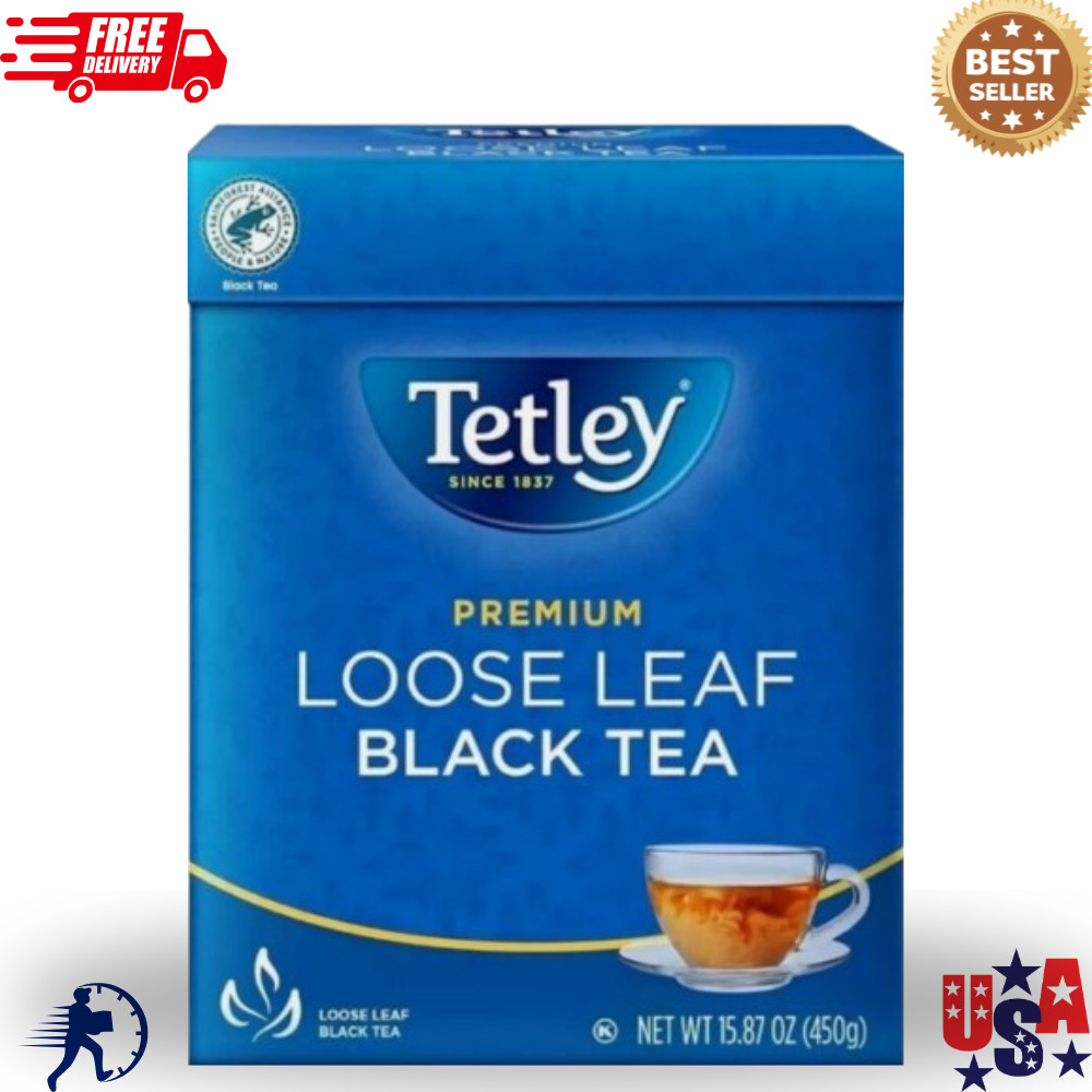 Black Tea Premium – Tetley Loose Leaf Black Tea 450g / 15.87oz Free Shipping