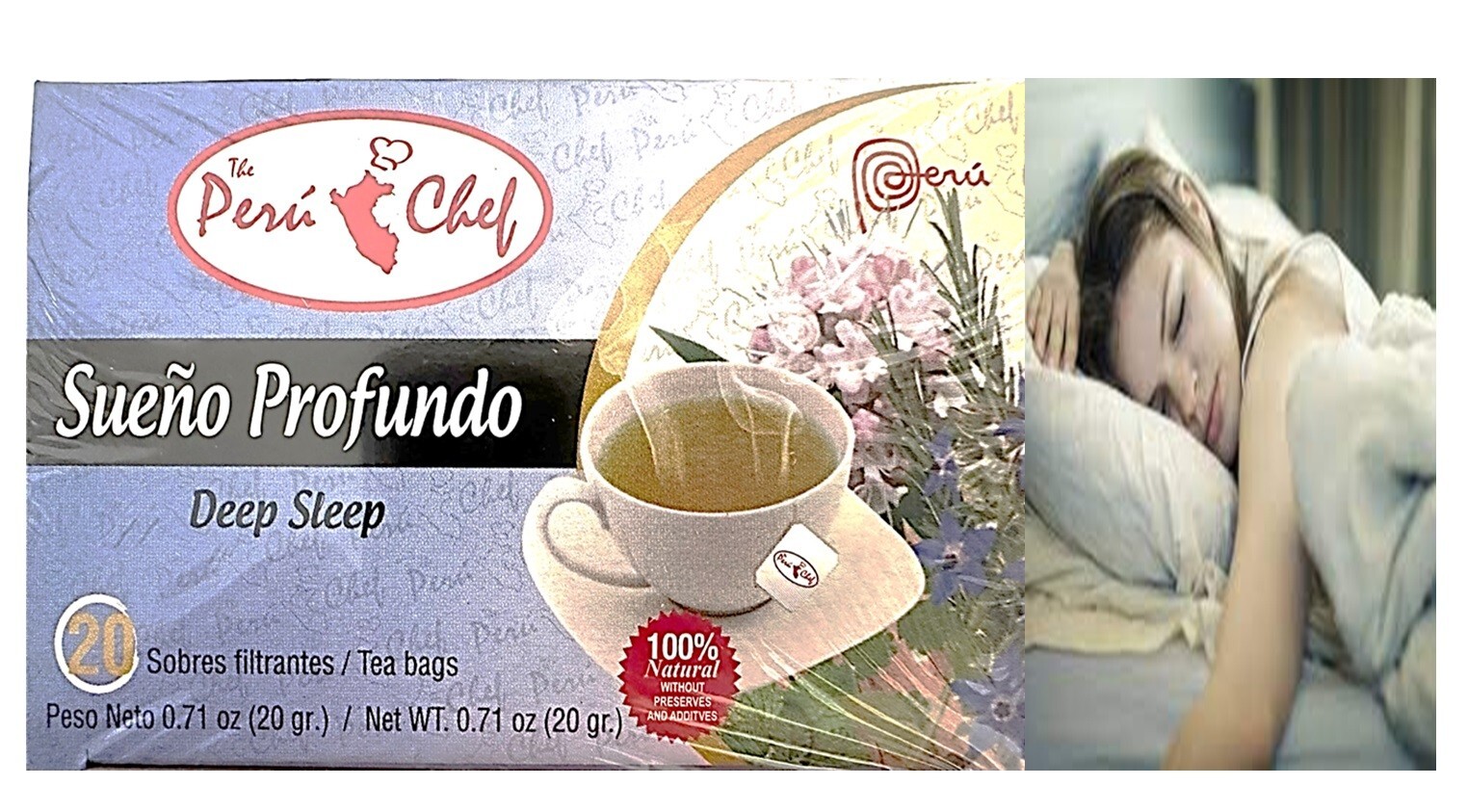 Relaxing tea 40 bags deep Sleep herbal tea mood sleeping support