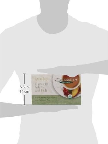 Davidson’s Decaf Orange Spice Tea 100 Count Organic Black Tea Bags