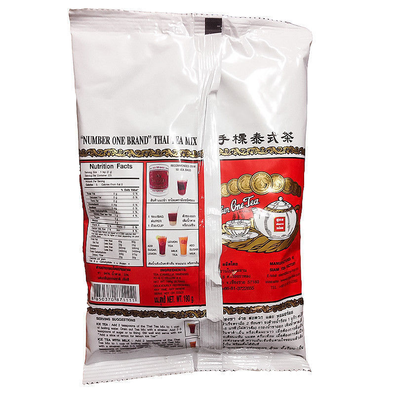 400g (14 oz) Thai Tea Mix Number One Brand Traditional Thai Drink