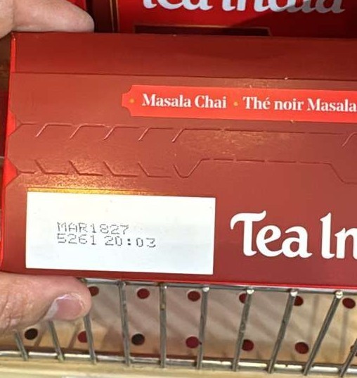 Tea India Masala Chai Black Tea – Real Spices Blend, 80 Tea Bags