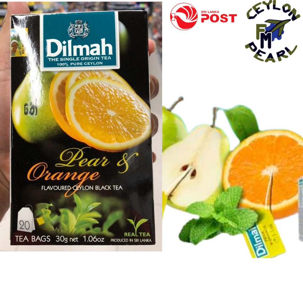 Dilmah Pure Ceylon Black Tea 20 Bags in Flavored and Free Shipping Sri Lanka
